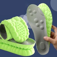 Latex Sport Insoles High Elasticity Soft Shoe Pads Arch Support Orthotic Insoles Breathable Deodorant Shock Absorption Cushion