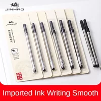 JINHAO 11cm Metal Refills 0.5/0.7mm Blue/Black Roller Ballpoint Pen Business Ball Pen Refills Office School Supply Stationery