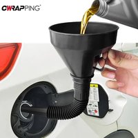Engine Refueling Funnel with Filter for Car Motorcycle Truck Oil Gasoline Filling Strainer Extension Pipe Hose Funnels Tool