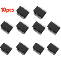 10-Pack Replacement PTT Mic Belt Clip Handheld Speaker Microphone for Motorola PMMN4013A/4021/4022/4013/4051/4025 Two-Way Radio