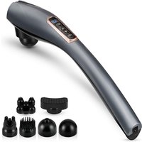 Back Massager Cordless Handheld Back Massager Handheld Electric Heat Deep Kneading Tissue For Full Body Pain Relief