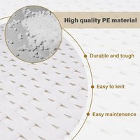 Garden Patio Wicker Repair Kit PE Plastic Weaving Material for Outdoor Furniture Basket Chair Table DIY Usage