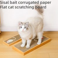 Sisal mouse scratching board, scratch-resistant, no debris, corrugated paper cat scratching board