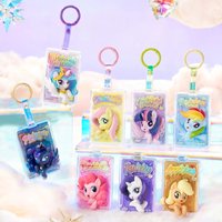 Kayou My Little Pony Official Authentic Plush Keychain Holographic Shimmer Series Hang Card Collectible Toy Kids Anime gift