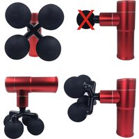 Fascia Gun Creative Massage Head,Plastic Accessories Massage Head, Muscle Massager Head, Deep Tissue Massager Replacement Head
