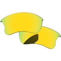 Qyvolux Replacement Lenses for Oakley Flak Jacket XLJ OO9009 - 63mm Sunglasses Polarized - Multiple Options
