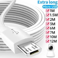 1m-14m Extra Long Micro USB Fast Charging Data Cable for Samsung Xiaomi Android Cellphone Camera Monitor Power Bank Data Cords