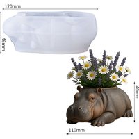 Soap Mold Easy Demoulding Hippo Silicone Mold Candle Mold Easy To Clean For Diy Crafts Cement Crafts Soap Making