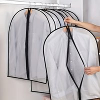 Suit Garment Bag, Dress Hanging Bag, Suit Dust Cover, Clothes Dust Cover, Transparent Garment Cover, Coat Dust Cover Hanging Bag