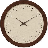 French Ancient Style Crystal Porcelain Round Simple Pattern Wooden Wall Clock Living Room Bedroom Kitchen Home Decoration Wall Clock Silent Quartz Clock Holiday Gift 12 Inches 14 Inches 16inch