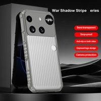 Armor Shockproof Case For Nothing Phone 3 2 1 3a Pro 2a Vertical Stripe Hard PC Heavy Duty Protective Cover Fundas