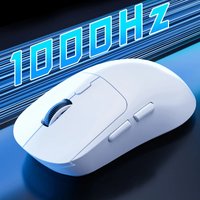 New M348 Superlight Mouse Bluetooth 2.4G Wireless Gaming Mouse Flagship Chip Gaming Sensor 6 Adjustable DPI for Office Game