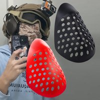 3D Half Face Bracket Silicone Mask Cosplay Ourdoor Cycling Hiking Hunting Balaclava Protective Cover Mouth Shell Masks Prop
