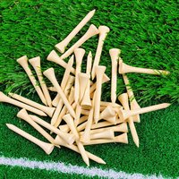 100pcs Wooden Practical Design Serviceable Craftsmanship Tee Essential Accessory for Golf