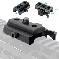 QD Harris Style Bipod Adapter Sling Swivel Stud 20mm Rail Mount Tactical Toy Gun Accessories
