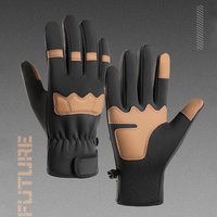 AliExpress Winter thick motorcycle long finger gloves, men's motorcycle off-road outdoor riding sports rider warm gloves
