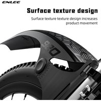 ENLEE Bicycle Fender Mountain Bike Front and Rear Universal Fender Quick Removal Extended Rainboard Adjustable Mud Removal
