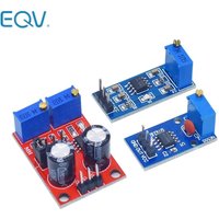 1PCS NE555 pulse frequency, duty cycle adjustable module,square/rectangular wave signal generator,stepping motor driver