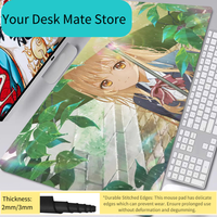 1PC Shiina Mahiru Floor Mat Mouse Mat Desk Mat With Pad Gaming Accessories Prime Gaming XXL Keyboard Pad Padding Mat