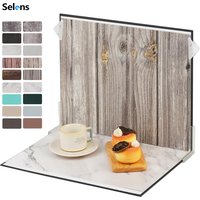 Selens 9Pcs Double-Sided Photography Backdrop Board With 18 Patterns Background Paper for Photobooth Product & Food Props