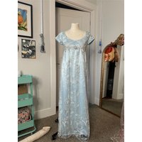 Women Regency Dresses High Waistline Jane Austen Costume Vintage Victorian Evening Tea Party Ball Gown Custom Made