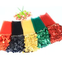 2 Yards 35cm Mesh sequin tassel Tassel Fringe for Sewing Curtain Tassels Tassels Pendants Lace Latin Dance Performance Trimming