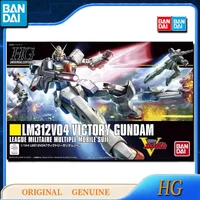 Bandai Original Genuine HG LM312V04 VICTORY GUNDAM Genuine Anime Action Figures Toys FOR Kids Gift Assembly Model Ornaments