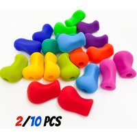 Silicone Pencil Grip, Ergonomic Writing Posture Corrector for Preschool & Primary School Students, Handwriting Aid for Pencils
