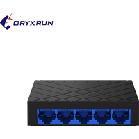 LP-S105G 5-PORT 1000M Gigabit Switch Monitoring Network Cable Splitter Commercial Networking Equipments
