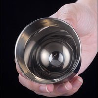 Portable Stainless Steel Double Wall Coffee Cup 80/160ml Mini Espresso Mug Insulated Tea Whisky Wine Cup for Home Travel Outdoor