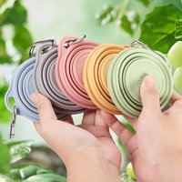 Foldable Silicone Water Cup Portable Reusable Food-Grade Silicone Non BPA Water Cup for Travel Hiking for Outdoor Activities