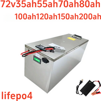 Lifepo424s72V 35AH 55AH 80AH 120AH Lifepo4 ion battery energy storage BMS 2000W-7000W motorcycle electric car electric forklift