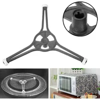 1Pc Microwave Ring Roller Support Glass Turntable Plate Holder Stand with Triple Arm for Kitchen Cookware Supplies