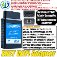ENET WLAN-Adapter für F/G/I/Mini Serie OBD2 Diagnose-Scanner für BimmerCode/Bootmod3/xDelete/MHD ENET WLAN-Adapter Scanner