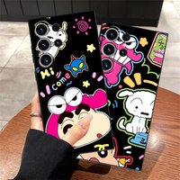 Funda Phone Cover Case for Samsung Galaxy S26 Ultra S10 S9 S21 FE Note 20 8 9 10 S24 S25 Plus S20 Ultra S23 Cra-yons Shin-chans