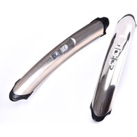 AliExpress Retro Style 1 Pair Bike Front Rear Fenders for 700c 27'' Bikes Stainless Steel Road Mudguards Fender Parts Bike Accessories