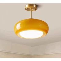 Modest Vintage Glass Ceiling Chandelier Balcony Bedroom Study Lamps for Room Led Lights Indoor Kitchen Home-appliance Decoration image 4
