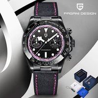 2026 Pagani Design Men's Watches Luxury Quartz Watches Men's AR Sapphire Vk64 Speed Sports Chronograph Waterproof Watch Gift Box