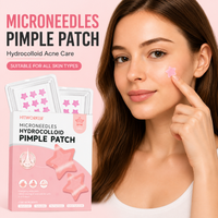 Microneedle Star Pimple Patch9/18pcSalicylic Acid Invisible Acne Cover Stickers Deep Clear Zits Fade Acne Marks Scar Repair Skin