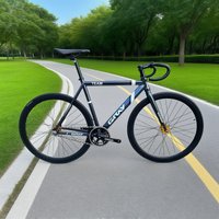 700C Single Speed Track Bike Racing Fixed Gear Bicycle 48/53/56cm Aluminum Alloy Frameset 40/70/90mm Racing Bike Wheelset Rim