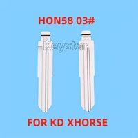 10pcs Metal HON58 Car Key Blade 03# KD Remote Blank Key Head for Honda Odyssey Accord for Xhorse VVDI JMD KEYDIY Locksmith Tool