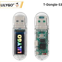 LILYGO® T-Dongle-S3 & T-Dongle-C5 ESP32-S3 or ESP32-C5 Dev Board With Screen Dongle 0.96 inch LCD Display WiFi Bluetooth TF Card
