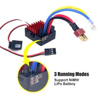 9IMOD 60A 80A ESC Brushed ESC 2-3S LiPo for 1/10 1/12 RC Car Crawler Truck with 550 Motors