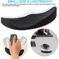 Ergonomic Gliding Palm Rest Sliding Wrist Pad That Moves with Your Mouse Soft Silicone Gel Lightweight Wrist Rest Support