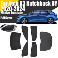 Custom Full Cover Car Window Sunshade For Audi A3 Hatchback 8Y 2020 - 2024 Privacy Blind Curtain Front Windshield 2021 2022 2023
