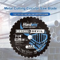 1PC Steel and Metal Cutting Disc Circular Saw Blade, Thin Kerf, Carbide Tipped Blade for Angle Iron, Threaded Rod, EMT Conduit