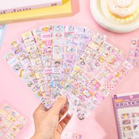2pcs/lot Cute Kawaii Cat Label Stickers, Adorable Feline Designs, for Marking & Journal Decoration