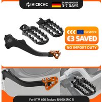 NICECNC Für KTM 690 Enduro R 690 SMC R 2024 2019-2025 Fußbremspedalhebel Fußrastensatz Für Husqvarna 701 Enduro /701 Supermoto 2020-2025 GasGas 700 SM/ES 2022-2024