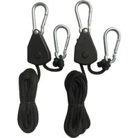 1/2/4/6/8/10/12/14/16pcs Lock Tie Down Strap 1/8 Lift Pulley Lamp Pulley Ropes Pulley Canoe Boat Bow Stern Rope Sky Curtain Tent