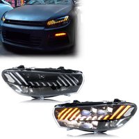 LED-Scheinwerfer für Volkswagen VW Scirocco 3 TSI TDI R 2009-2017 DRL Projektor Sequentieller Blinker Paar Rückleuchten Montage